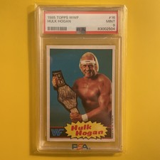 1985 Topps WWF HULK HOGAN #16 PSA 9 One Of The Nicest I’ve Owned!!!