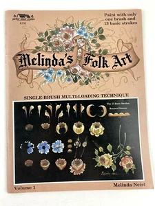 Arte Folclórico de Melinda Volumen 1 Melinda Neist Tole Pintura Cepillo Único Multi Loadi - Imagen 1 de 12