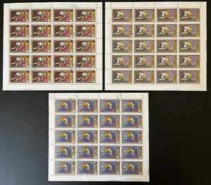 HUNGARY - 1972, 3 Sheets Airmail Stamps - USED - European Soccer Championship - Picture 1 of 7