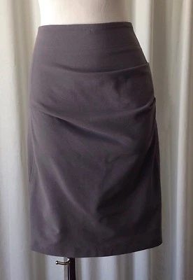 BRUNELLO CUCINELLI Gris Algodón Falda Elástica Talla M Foto 1 de 4