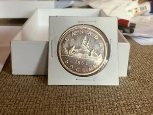 1963 CANADA SILVER DOLLAR ,80% silver - Picture 1 of 6