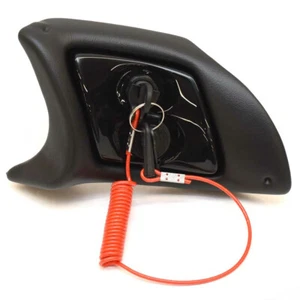 Ranger Boat Ignition Switch Panel 49253 | w/ Kill Switch Lanyard Black - Picture 1 of 4