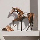 Metal Horse Statue Decor, Handmade Strong Modern Horse Sculpture Handicraft, Rus
