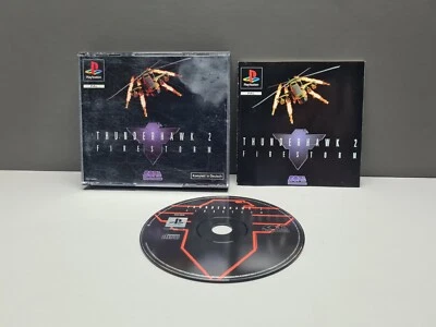 THUNDERHAWK 2 FIRESTORM FIRST PRINT SONY PLAYSTATION 1 OVP PAL CIB PSX PSONE PS1 - Bild 1 von 4