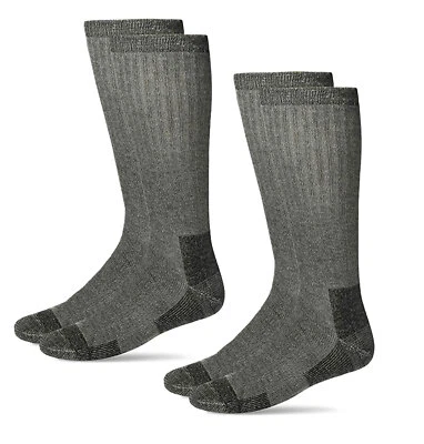 Carolina Ultimate Mens Outdoor Merino Wool Cushion Mid Calf Boot Socks 2 Pair - Image 1 of 4