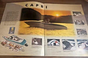 1993 Bayliner Capri Boats Brochure Minty Cuddy Cabins Bowriders Boating Fun - Picture 1 of 4