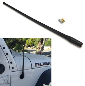 13 pulgadas de goma flexible rechoncha antena de radio topper para Jeep Wrangler TJ JK JL - Imagen 1 de 10