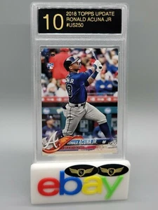 2018 Topps Update Atlanta Braves RONALD ACUNA JR #US250 rookie RC mint LRG 10 - Picture 1 of 2