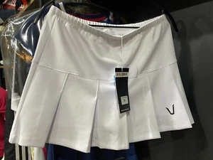 TECHNIST Badminton Pleated Skirts Women's Shorts Skirts White [85] AsiaFit NWT - Picture 1 of 3