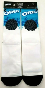 NEW!New Men’s Odd Sox Oreo Cookies Milk Dunking Crew Socks Sz 6-13 Fun Cute Gift - Picture 1 of 4