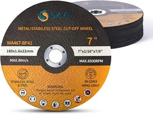 25PCS 7 x1 / 16x7 / 8 Cut Off Wheel Metal Stainless Steel Angle Grinder Cutting Disc - Imagen 1 de 8