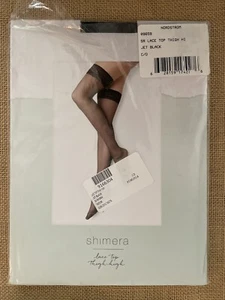 NEW!!! SHIMERA Thigh Highs Lace Top Black Sheer Glamour SIZE C/D NWT Nordstrom - Picture 1 of 3