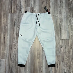 Pantalones de chándal Under Armour Unstoppable Move para hombre 1352096-014 gris halo talla XL - Imagen 1 de 11