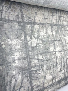 4.3 metres silver and white gold John Lewis furnishing fabric FREE POSTAGE - Picture 1 of 4