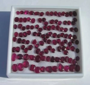 1x Natural Ruby Oval Cut Loose Gemstone bigger than 1ct Size Good Quality Africa - Foto 1 di 131