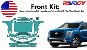 For Nissan Titan S SV 2020-2024 Front Paint Protection Film PreCut Kit PPF - Picture 1 of 7