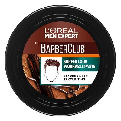 L'Oréal Paris Men Expert Barber Club Surfer Look Workable Paste 75 ml - Bild 1 von 4