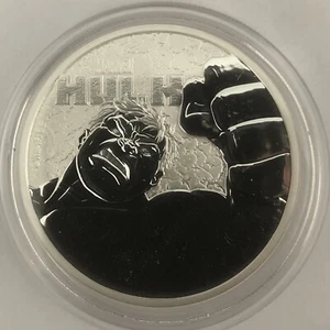 3 x Marvel Silbermünze Hulk + Captain Amerika + Wolverin 1 Oz/Unze Silber Kapsel - Bild 1 von 6