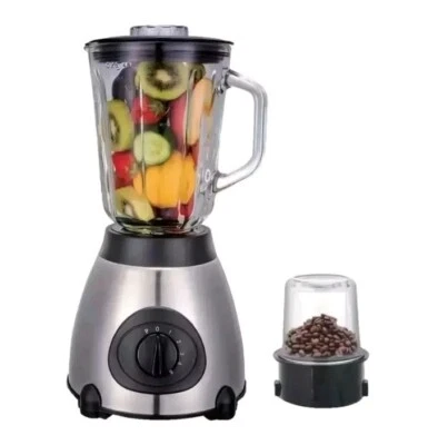 FRULLATORE ELETTRICO 2 IN 1 MACINA CAFFE TRITATUTTO 1000W MIXER FRUTTA 1.5L  - Immagine 1 di 2