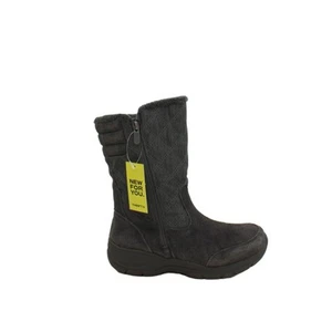 Lands End Women's Boots UK 5 Grey Checkered 100% Other Desert - Picture 1 of 8