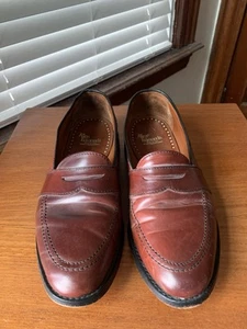 ALLEN EDMONDS 9D WESTCHESTER #8 SHELL CORDOVAN LOAFERS SHOES 9 D - Picture 1 of 23