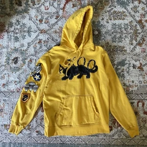 Akoo Hoodie 2XL Mens Pullover Heavyweight Hoodie Sweatshirt Pockets Panther - Picture 1 of 7
