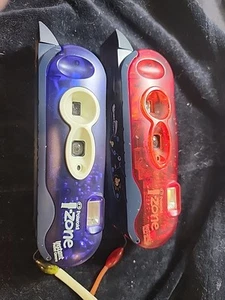 2 Polaroid I-Zone RED BLUE Instant Pocket Cameras. VERY COOL A312 - Picture 1 of 6