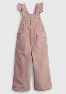 Mono BabyGap Niñas 3T Rosa Volantes Pana Bolsillo Otoño - Imagen 1 de 7
