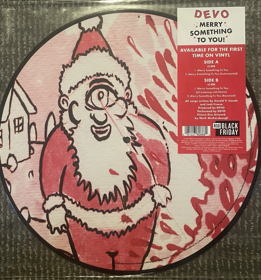 Devo Merry Something To You Pic Disc Vinyl RSD Black Friday 2025 - Image 1 of 1