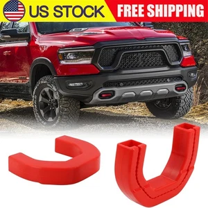Tow Hook Covers Fits for Dodge RAM 1500 2019-2025 ,Front Tow Hook Covers - Foto 1 di 6