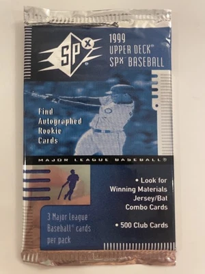 Béisbol Upper Deck SPx 1999 nuevo paquete sellado - Imagen 1 de 2