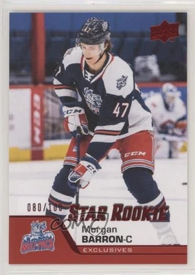 2020-21 Upper Deck AHL Star Rookies Exclusives /100 Morgan Barron #187 - Image 1 of 2
