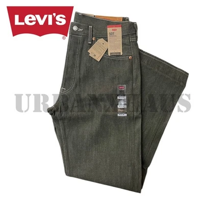 Levi's 501 оригинальный термоусадочный крой мужские прямые штанины джинсовой ткани джинсы (30 до 46) - Изображение 1 из 2