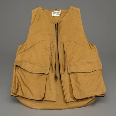 Vintage Rattlers XL Hunt Vest Canvas Khaki Fowl Hunt Vest 1980s-1990s Back Pouch - Image 1 of 3