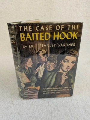 Эрл Стэнли Гарднер СЛУЧАЙ ПРИМАНКИ КРЮЧОК треугольник книги 1945 HC/DJ - Изображение 1 из 4