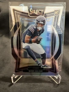 Rome Odunze 2024 Panini Select Silver Prizm Concourse Level DIE CUT Rookie Card - Picture 1 of 2