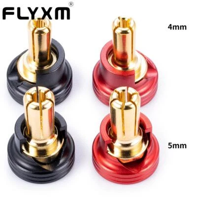 FLYXM 4/5mm Banana Bullet Connector Cap Heatsink Bullet For RC Battery Connector - Image 1 of 4