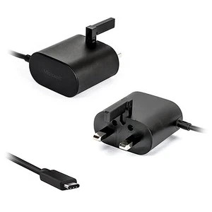 Microsoft USB C-Type 3A Mains Charger for LG HTC Huawei Nokia OnePlus Samsung - Picture 1 of 3