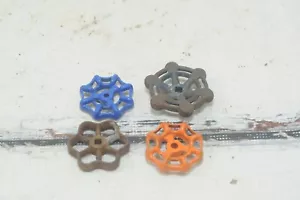 4 Vintage Wasserventil Wasserhahn Griffe Knöpfe, Powell, Steampunk Zapfen Griffe - Bild 1 von 11