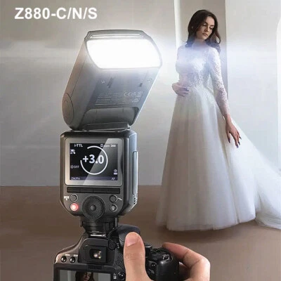 NEEWER Z880-C/N/S 2.4g TTL HSS 1/8000s Camera Flash Light Speedlite Photo Shoot - Image 1 of 4