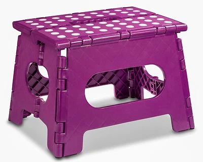 Folding Step Stool - Enough to Support Adults and Safe Enough for Kids. 11" Wide - Image 1 of 4