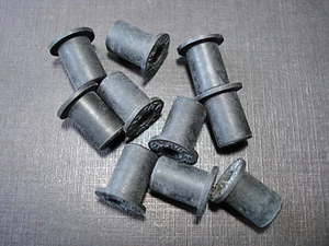 10 pcs GM GMC 8-32 rubber well nuts 1/2" length 5/16" hole 347065 Cadillac Chevy - Picture 1 of 7