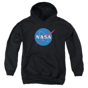 NASA MEATBALL LOGO Licensed Kids Hoodie Sweatshirt  SM-XL BOYS GIRLS SZ 6-20 - Picture 1 of 2