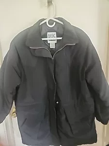 Womens Coat Size Large Black Puffer Basic Edition Winter Cold Weather Jacket - Picture 1 of 7