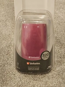 Verbatim 320GB USB 2.0 Portable External Hard Drive 96824 Brand New Sealed - Afbeelding 1 van 8