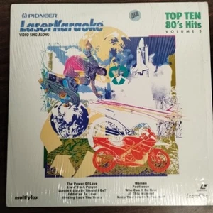 PIONEER Vintage Karaoke Laser Disc Musik Vol 3 Video Sing 80er Pop Hits Rock - Bild 1 von 7