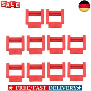 10pcs PCIE Riser Card Retainer Vertical Mount Locker for Video Card (Red) - Afbeelding 1 van 10