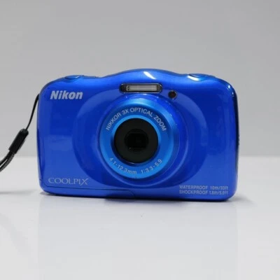 Nikon Coolpix W150 13,2 MP wasserdichte Digitalkamera - Blau Gebraucht - Bild 1 von 4