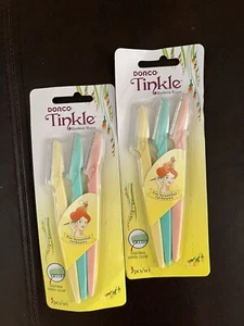 Dorco Tinkle Eyebrow Razor Trimmer Shaver & Shaper - 3ct per pack ( 2 Packs - B) - Picture 1 of 2