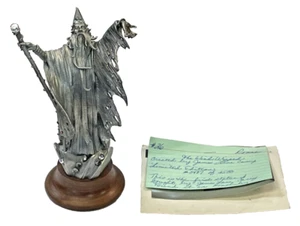 Vintage Wind Wizard pewter statue figurine, James Lane Casey 0487/2500 , LE-04 - Picture 1 of 12